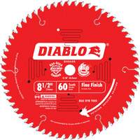 Contractor Saw Blades - Fine Finishing Saw Blades, 8-1/2", 60 Teeth, Wood Use R.M.G. Prévention