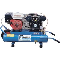 Contractor Series Air Compressors, Gas, 6.6 Gal. (8 US Gal), 125 PSI R.M.G. Prévention