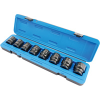 Jeu de douilles SAE PS834, 8 Mcx, Chocs, Prise de 3/4" R.M.G. Prévention