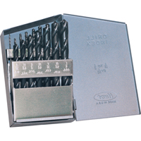 Jeux de forets, 21 morceaux, Acier rapide R.M.G. Prévention