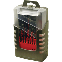 Jeux de forets, 29 morceaux, Acier rapide R.M.G. Prévention