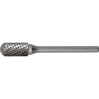 Solid Carbide Burrs - Cylinder Shape with Ball Nose, SC-42, 1/8" Dia., 9/16" Depth of Cut R.M.G. Prévention