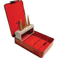 Step Drills, 3 Pieces, High Speed Steel R.M.G. Prévention