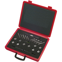Tap & Die Sets with Production Hand Taps and Carbon Steel Round Adjustable Dies, 20 Pieces R.M.G. Prévention