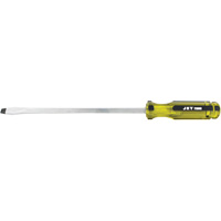 Slot Jumbo Handle Screwdriver, 3/8", 10" L, Plastic Handle R.M.G. Prévention