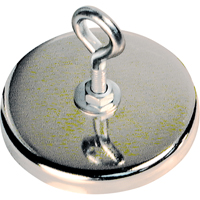 Aimants ronds &agrave; profil bas, dia. 2-5/8", Force de 41  lb R.M.G. Prévention