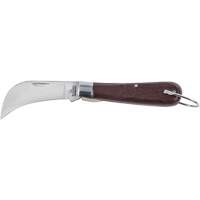 Canif avec lame incurv&eacute;e &agrave; refendage, 2-5/8" lame, lame en Acier au carbone, poign&eacute;e en Plastique R.M.G. Prévention