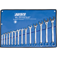 Wrench Set, Combination, 14 Pieces, Metric R.M.G. Prévention