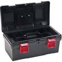 Heavy-Duty Tool Box, 17-1/2" W x 9-1/2" D x 8" H, Black R.M.G. Prévention