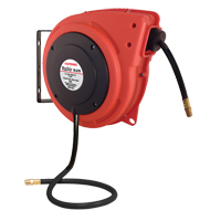 D&eacute;vidoir &agrave; enroulement automatique Rolair avec tuyau en PVC, Air, 3/8" x 30', Tuyau simple, 300 psi R.M.G. Prévention