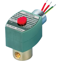 &eacute;lectrovannes 2 voies &agrave; action directe, Tuyau de 1/8", 140 PSI R.M.G. Prévention