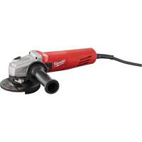 Petite meuleuse dangle avec interrupteur &agrave; glissi&egrave;re avec verrou, 4-1/2", 120 V, 11 A, 11000 Tr/min R.M.G. Prévention