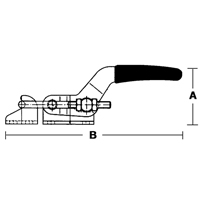 Latch Clamps - 300 Series, 360 lbs. Clamping Force R.M.G. Prévention
