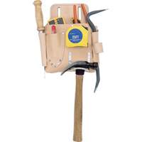 Drywall Tool Pouch, Tool Holder, Leather, 7 Pockets R.M.G. Prévention