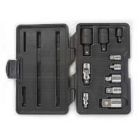 Jeu de douilles &agrave; joints et d'adaptateurs de douilles universelles 1/4", 3/8" et 1/2" &agrave; 10 pi&egrave;ces R.M.G. Prévention