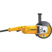 Large Angle Grinder, 7"/9", 120 V, 15 A, 6000 RPM R.M.G. Prévention