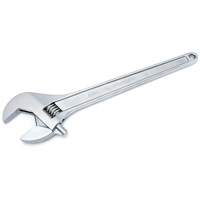 Adjustable Tapered Handle Wrench - Carded, 18" L, 2-1/16"/53 mm Max Width, Chrome/Polished R.M.G. Prévention