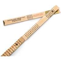 R&egrave;gle de maçon surdimensionn&eacute; Red End, 6' lo, Bois, Graduations de 1/16" R.M.G. Prévention