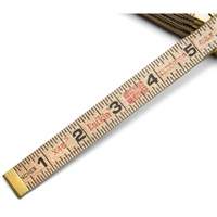 R&egrave;gle pliante, 6' lo, Bois, Graduations de 1/16" R.M.G. Prévention