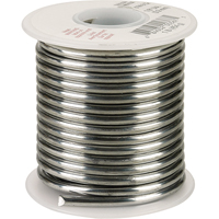 Common Solder, Lead-Based, 50% Tin 50% Lead, Solid Core, 0.125" Dia. R.M.G. Prévention