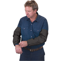 Manches ignifug&eacute;es, 23" lo, Noir R.M.G. Prévention