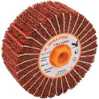 Tambours turbo Two-In-One, 4-1/2" dia. x 2" la, 5/8"-11 Arbre, Grain 60 R.M.G. Prévention