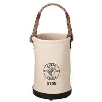 Seau &agrave; paroi droite, 14" h, Toile, Beige R.M.G. Prévention