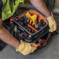 Fourretout Tradesman Pro, Nylon balistique, 40 pochettes, Noir/Orange R.M.G. Prévention