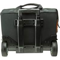 Sac &agrave; outils roulant Tradesman Pro, Polyester balistique, 24 pochettes, Noir/Orange R.M.G. Prévention