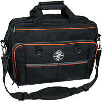 Sac techno Tradesman Pro avec pochette pour ordinateur portable, Polyester, 22 pochettes, Noir/Orange R.M.G. Prévention