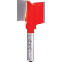 Router Bit - Double Flute Straight Bit, 1" Dia., 3/4" H, 2" L, 1/4" Shank R.M.G. Prévention