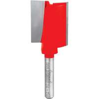 Router Bit - Double Flute Straight Bit, 1" Dia., 3/4" H, 2-9/16" L, 1/4" Shank R.M.G. Prévention