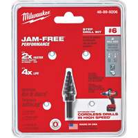 Foret &eacute;tag&eacute; no 6, 3/8" - 1/2", Incr&eacute;ments de 1/16", Acier rapide R.M.G. Prévention