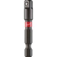 Shockwave Impact Driver Socket Adapter, 1/4" Drive Size, 1/4" Male Size, Ball, 1-7/8" L R.M.G. Prévention