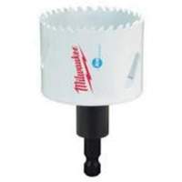 Scie-cloche Hole Dozer avec arbre, 1-1/2", Profondeur de la coupe 1-5/8", Bim&eacute;tal R.M.G. Prévention