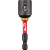 Shockwave Impact Duty Nut Driver, 1/4" Tip, 13 mm Drive, 2-9/16" L, Magnetic R.M.G. Prévention
