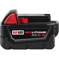 M18 Redlithium XC5.0 Extended Capacity Battery Pack, Lithium-Ion, 18 V, 5 A R.M.G. Prévention