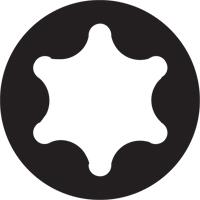 Sixpac Plus Multi-Bit Screwdriver -Replacement Bit, Torx, 6, 1/4" Drive R.M.G. Prévention