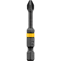 Embout Impact Ready no 2 Phillips 2' de Dewalt, Phillips, Embout #2, Prise 1/4", Longueur 2" R.M.G. Prévention