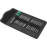 Jeu de tournevis Multi 60 Kraftform Kompakt et m&egrave;ches 17 mcx, 6-3/32" lo, Prise Plastique R.M.G. Prévention