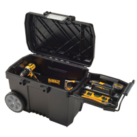 Coffre &agrave; outils pour entrepreneur, 15-19/32" la x 24-13/16" p x 16-1/2" h, Noir R.M.G. Prévention