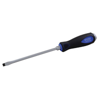 Slotted Screwdriver, 1/4", 10-1/4" L, Cushion Grip Handle R.M.G. Prévention