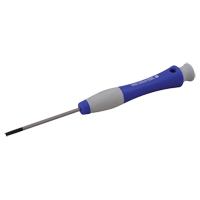 Slotted Screwdriver, 5/32" Tip, Round, 6-1/2" L, Plastic Handle R.M.G. Prévention