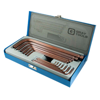 Long Arm Ball Hex Key Set, 13 Pcs., Imperial R.M.G. Prévention