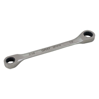 Double Box End Gear Ratcheting Wrench, 12 Point, 5/16" x 3/8", Plain Finish R.M.G. Prévention