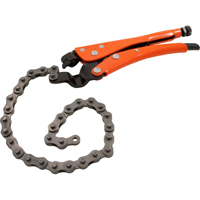 Locking Chain Clamp Pliers, 10" Length, Omnium Grip R.M.G. Prévention
