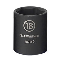 Socket, Impact, 11 mm, 3/8" Drive, 6 Points R.M.G. Prévention