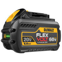 FlexVolt Battery, Lithium-Ion, 60 V, 6 A R.M.G. Prévention