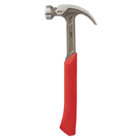 Curved Claw Smooth-Face Hammer, 20 oz., Solid Steel Handle, 14" L R.M.G. Prévention