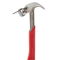Curved Claw Smooth-Face Hammer, 20 oz., Solid Steel Handle, 14" L R.M.G. Prévention